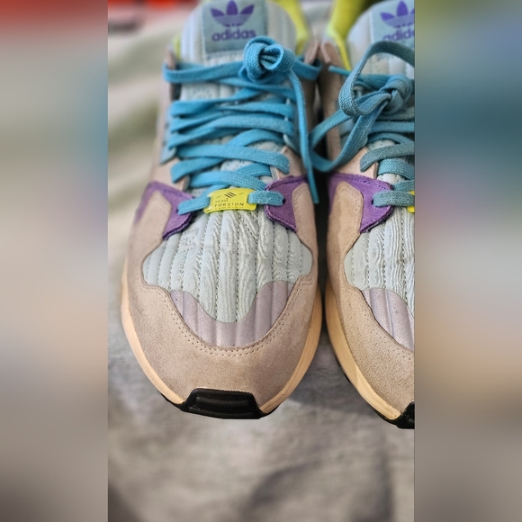 Adidas Sneakers Adidas ZC Torsion Boost Clear Aqua Sneakers Men's Size 13 - Picture 2 of 8